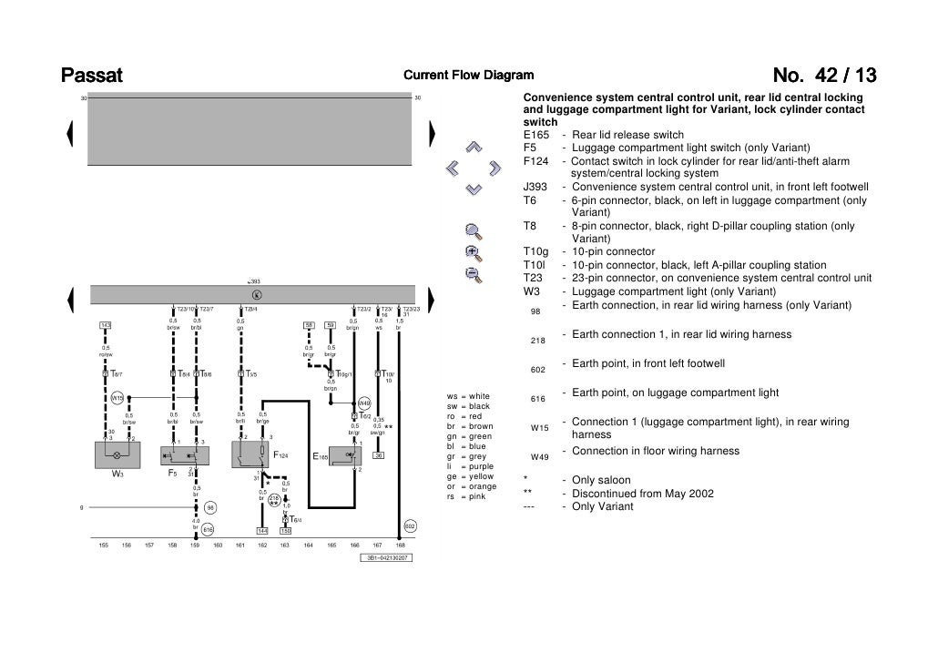 B5 Passat Headlight Wiring Diagram