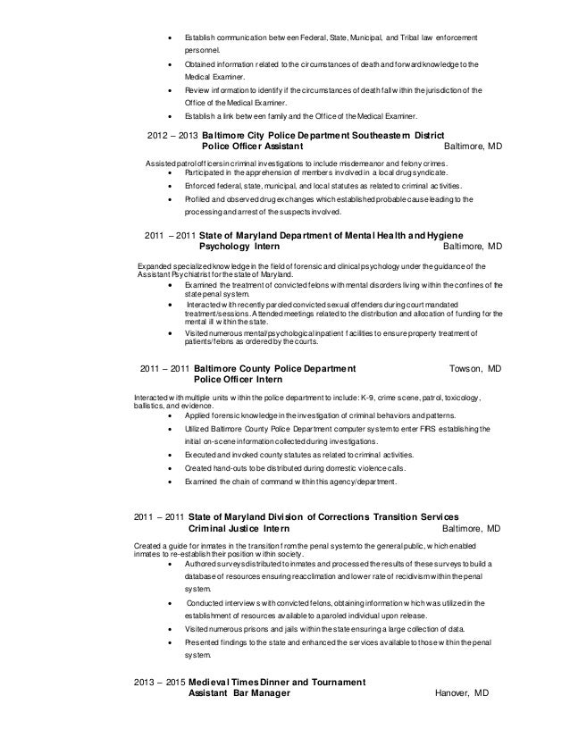 resume writing services maryland