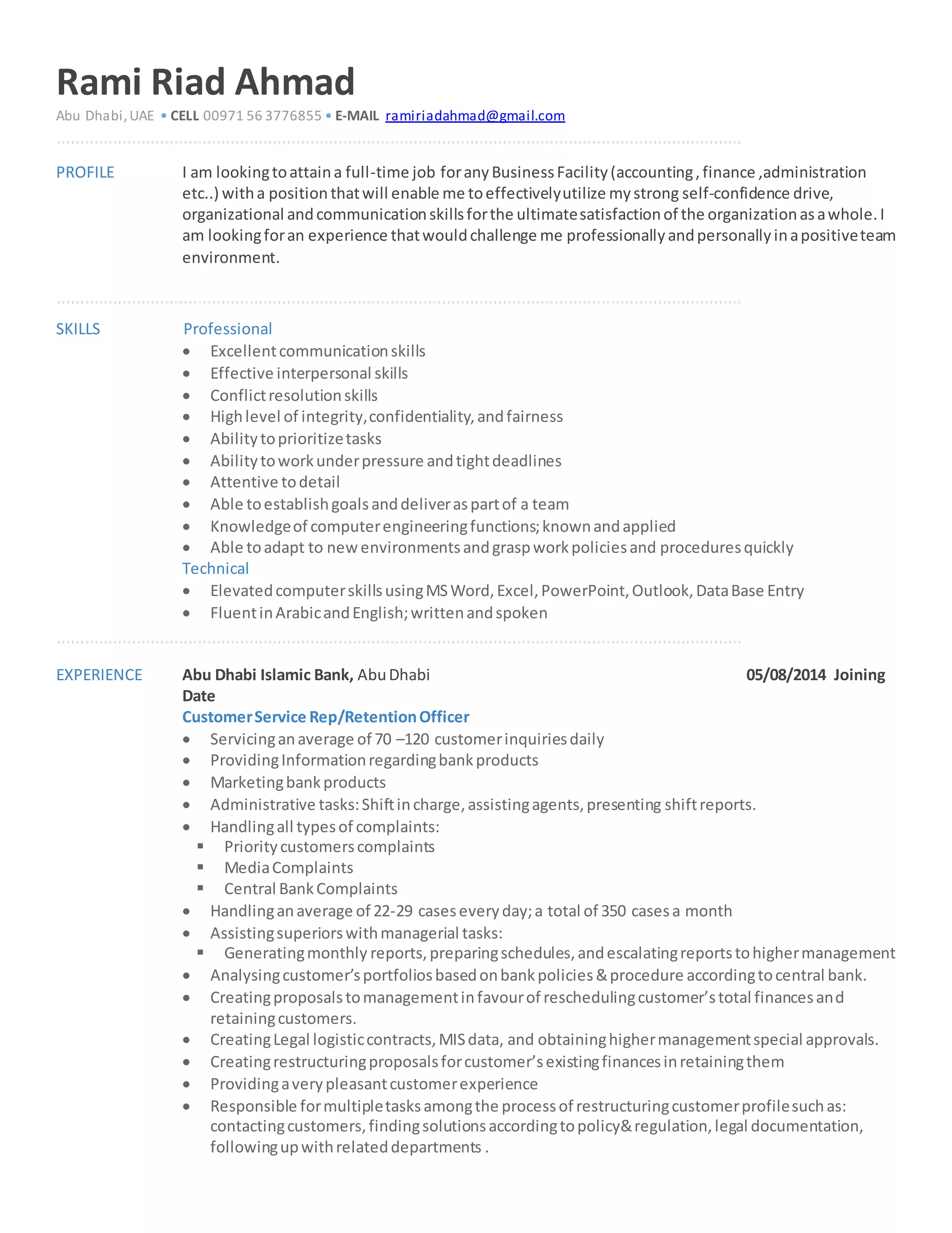 RAMI AHMAD CV2 (1) | DOCX