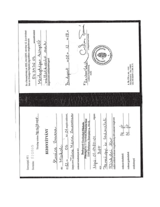 Accountant Certificate