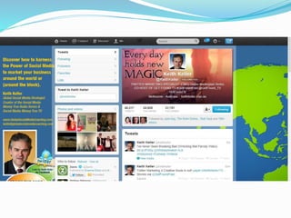 Twitter - Micro-blog – 140 characters
 