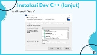 Dasar-Dasar Pemrograman - 3 Bahasa Pemrograman C | PDF