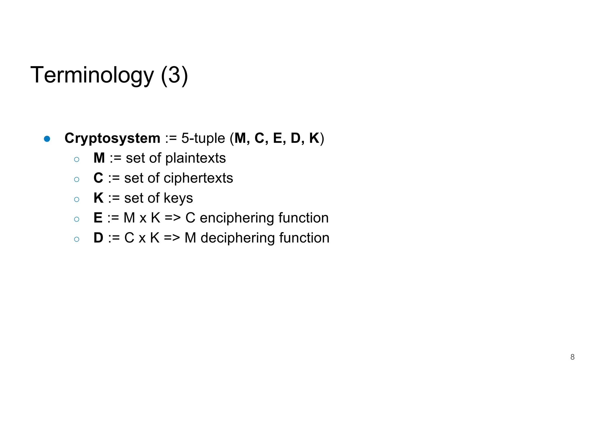 3 Basics of Cryptography Basics of Cryptography | PPT