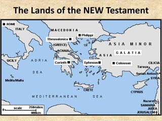 The Lands of the NEW Testament
 