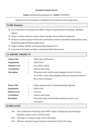 Resume | PDF