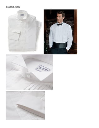 Dress Shirt – White
 