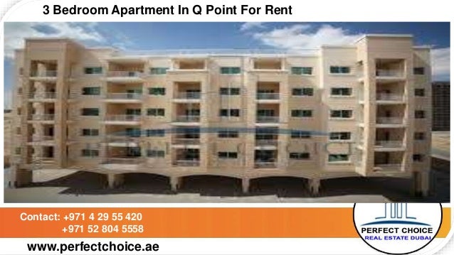 3 Bedroom Apartment In Q Point For Rent Dubai