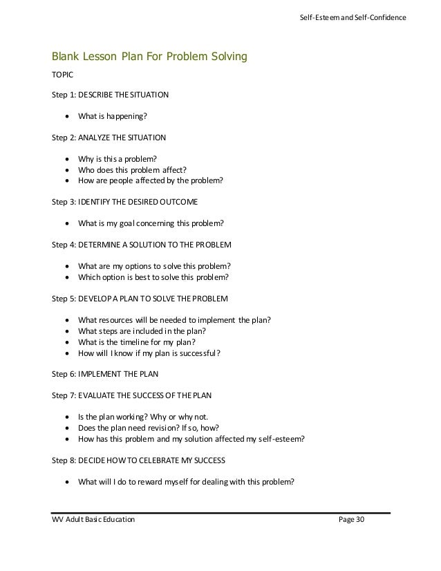 3 Believe In Yourself Self Esteem Student Guide Pjm V3