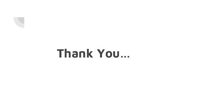 Thank You…
 