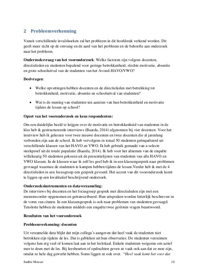 Master thesis voorbeeld