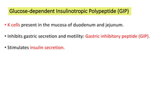 gastric secretion and its regulation | PPTX