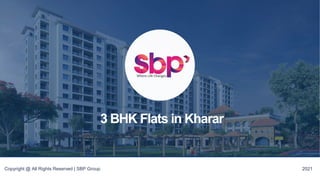 Copyright @ All Rights Reserved | SBP Group 2021
3 BHK Flats in Kharar
 