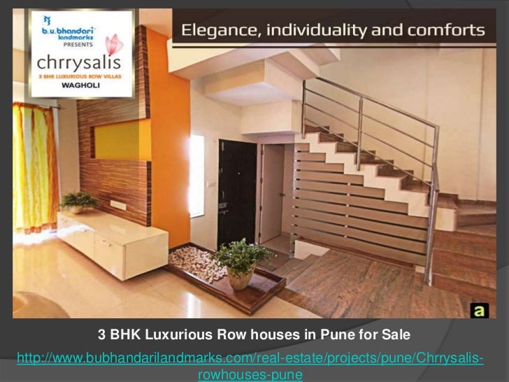 3 BHK Luxurious Row houses in Pune for Sale