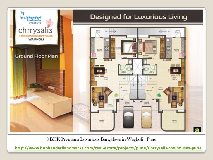 B U Bhandari Landmarks Chrrysalis 3 Bhk Luxurious Row Houses In Wag