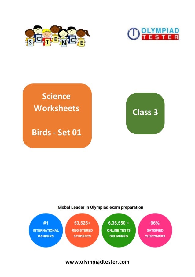 class 3 science olympiad sample paper on birds set 01