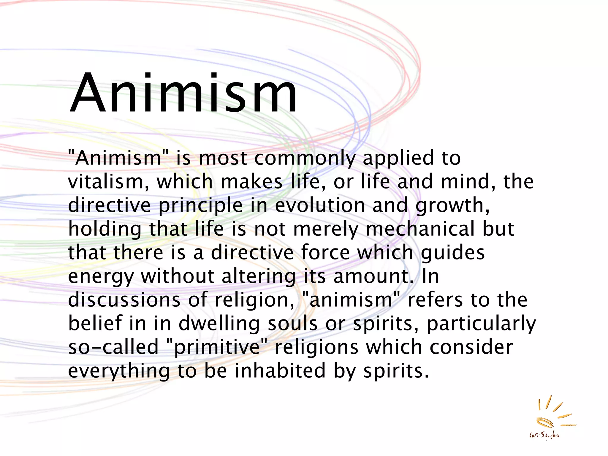 "Isms" of Philosophy