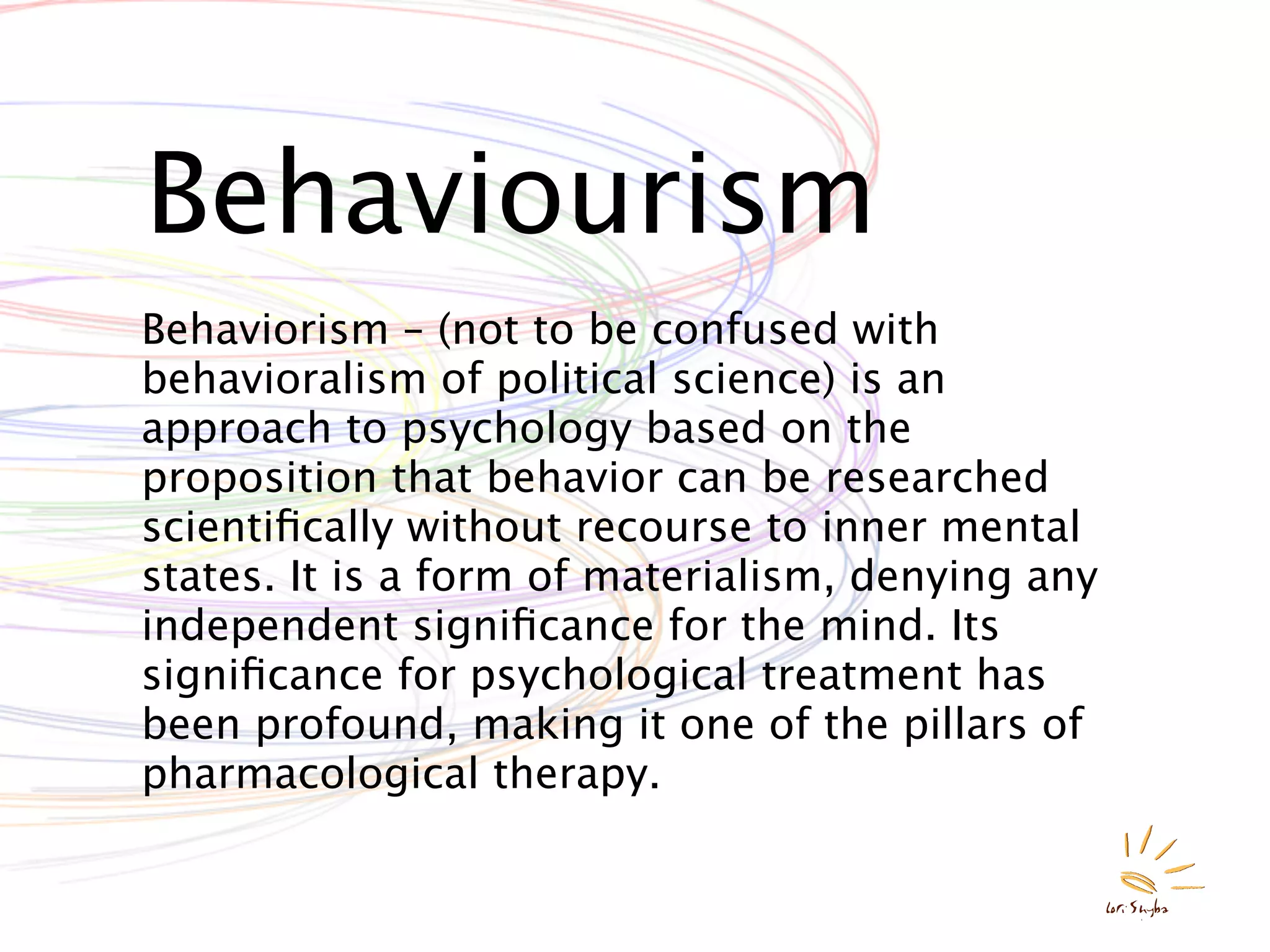 "Isms" of Philosophy