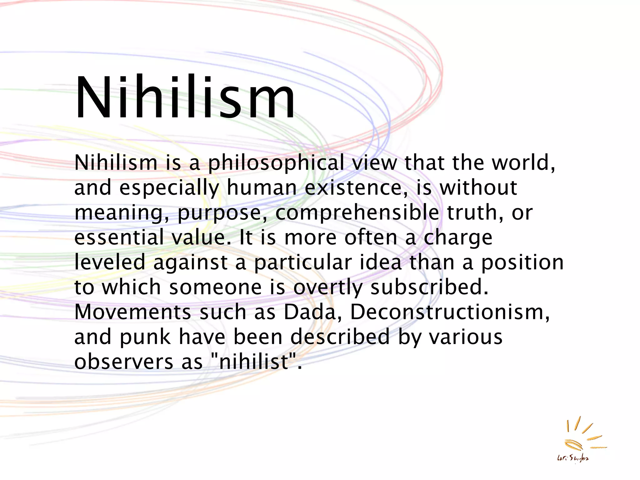 "Isms" of Philosophy