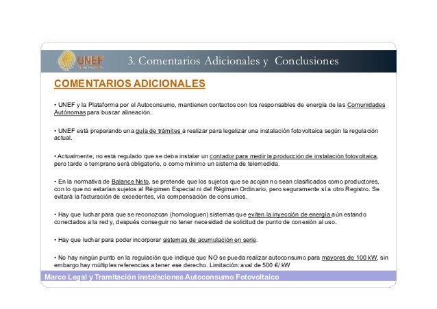Marco Legal Y Tramitacion Autoconsumo Fotovoltaico