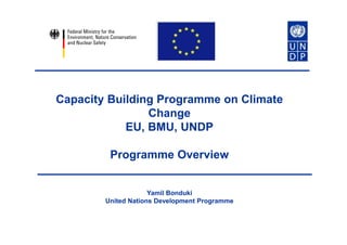 Capacity Building Programme on Climate Change: Programme Overview | PDF