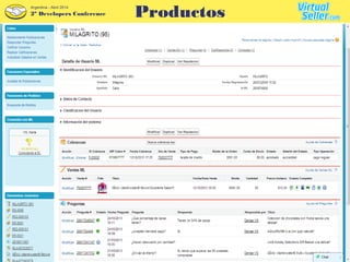 2º Developers Conference
Argentina - Abril 2014
Productos
 