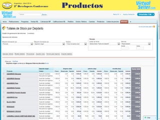 2º Developers Conference
Argentina - Abril 2014
Productos
 