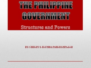 3 branches of the Philippine government