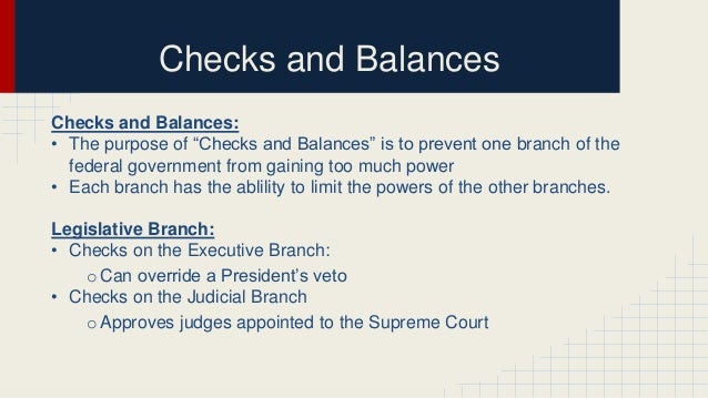 checks on the judicial branch