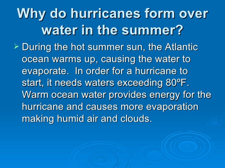 brice hurricane presentation how does a hurricane form