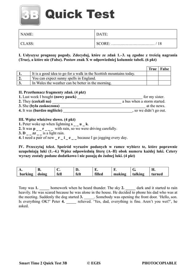 Quicktest Sample Pdf 3 b smart_time_2_quick_test | PDF