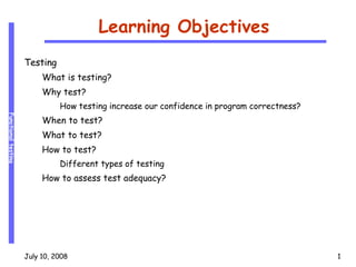 Learning Objectives ,[object Object],[object Object],[object Object],[object Object],[object Object],[object Object],[object Object],[object Object],[object Object]