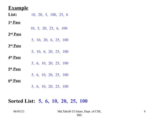 3_Bubble Sort,Insertion Sort & Selection Sort.pptx