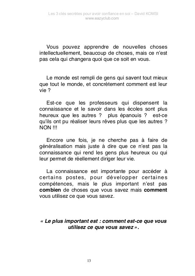 3c confiance
