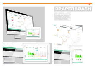 With Draper and Dash I was asked to create
the look of there version 2 application,to make
them look better. Overall I created the icons
for over 5 applications. I also created there
marketing campaign this includes: Magazine,
Company stationery, Exhibition Stand,
PowerPoint Presentations, Illustrations.
DRAPER&DASH
 