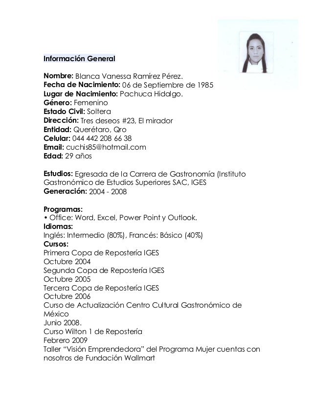 Curriculum vitae pastelero 06 image