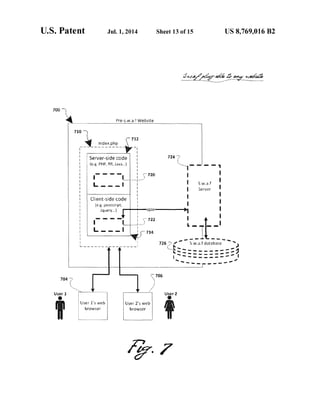 zebedo patent 8769016