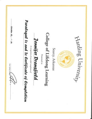 Paralegal Certification