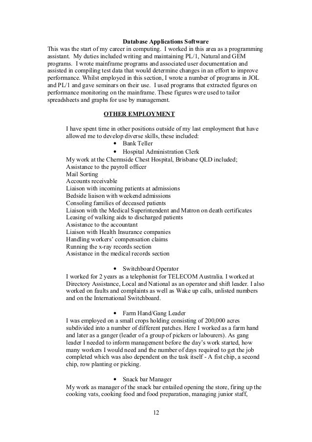2016 total resume