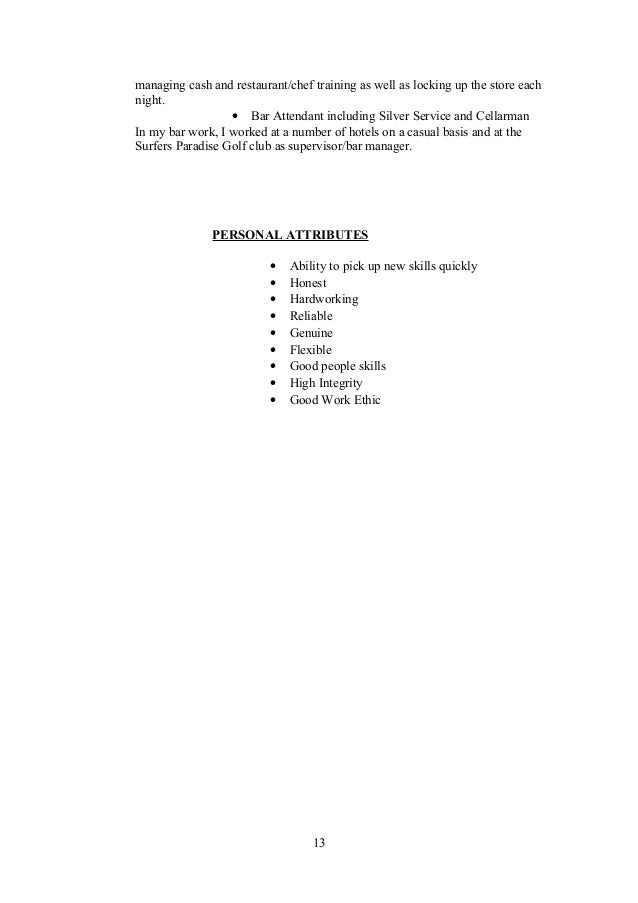 2016 total resume