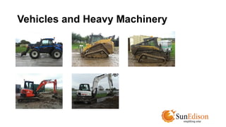 Vehicles and Heavy Machinery 
 