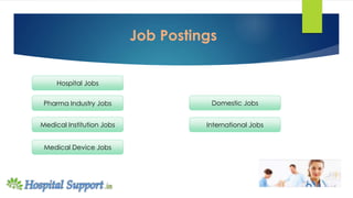 Job Postings
Hospital Jobs
Medical Device Jobs
Pharma Industry Jobs
Medical Institution Jobs International Jobs
Domestic Jobs
 