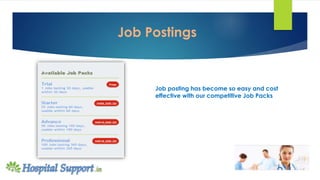 Job Postings
Job posting has become so easy and cost
effective with our competitive Job Packs
 