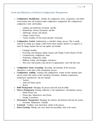 Configuration Management Report | DOCX