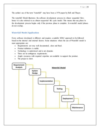Cma Waterfall Example Configuration Management Report | DOCX