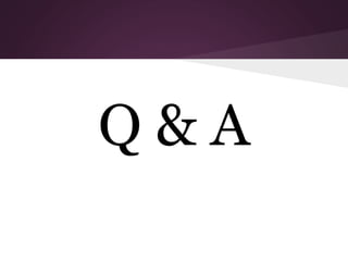 Q & A
 