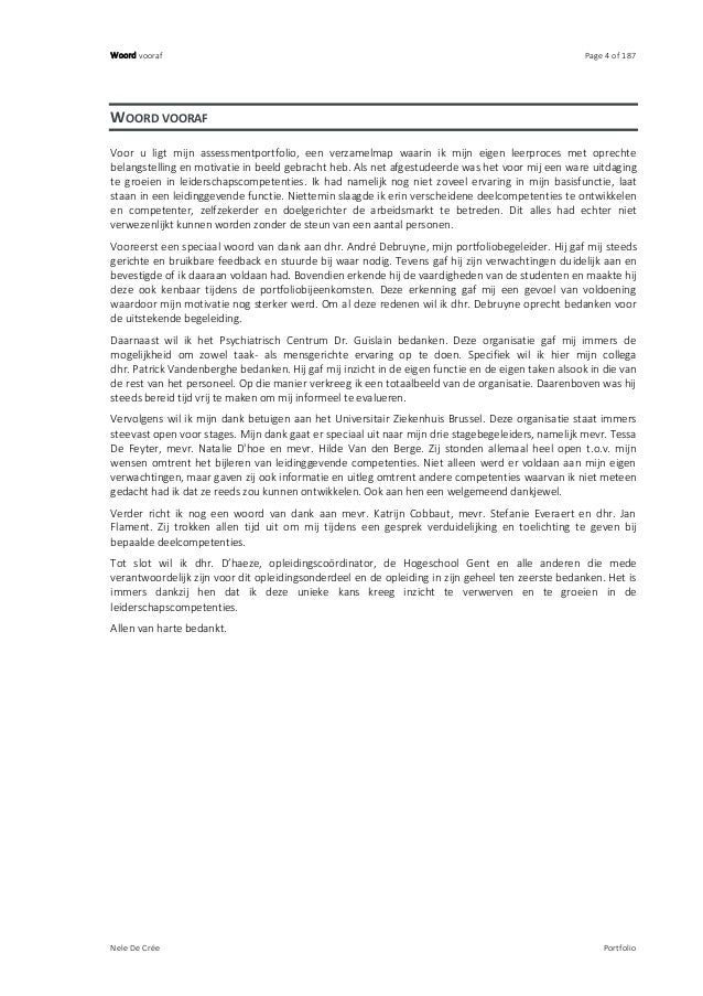 Portfolio Zorgmanagement