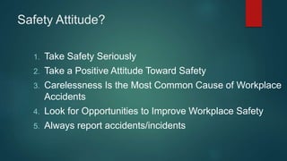 SAFETY AND HEALTH IN WORKPLACE - presentation | PPTX