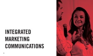 36
INTEGRATED
MARKETING
COMMUNICATIONS
 