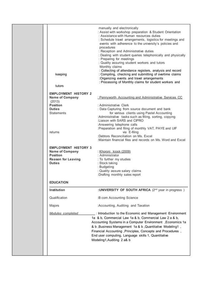 CV For Admin PDF cv-for-admin-pdf