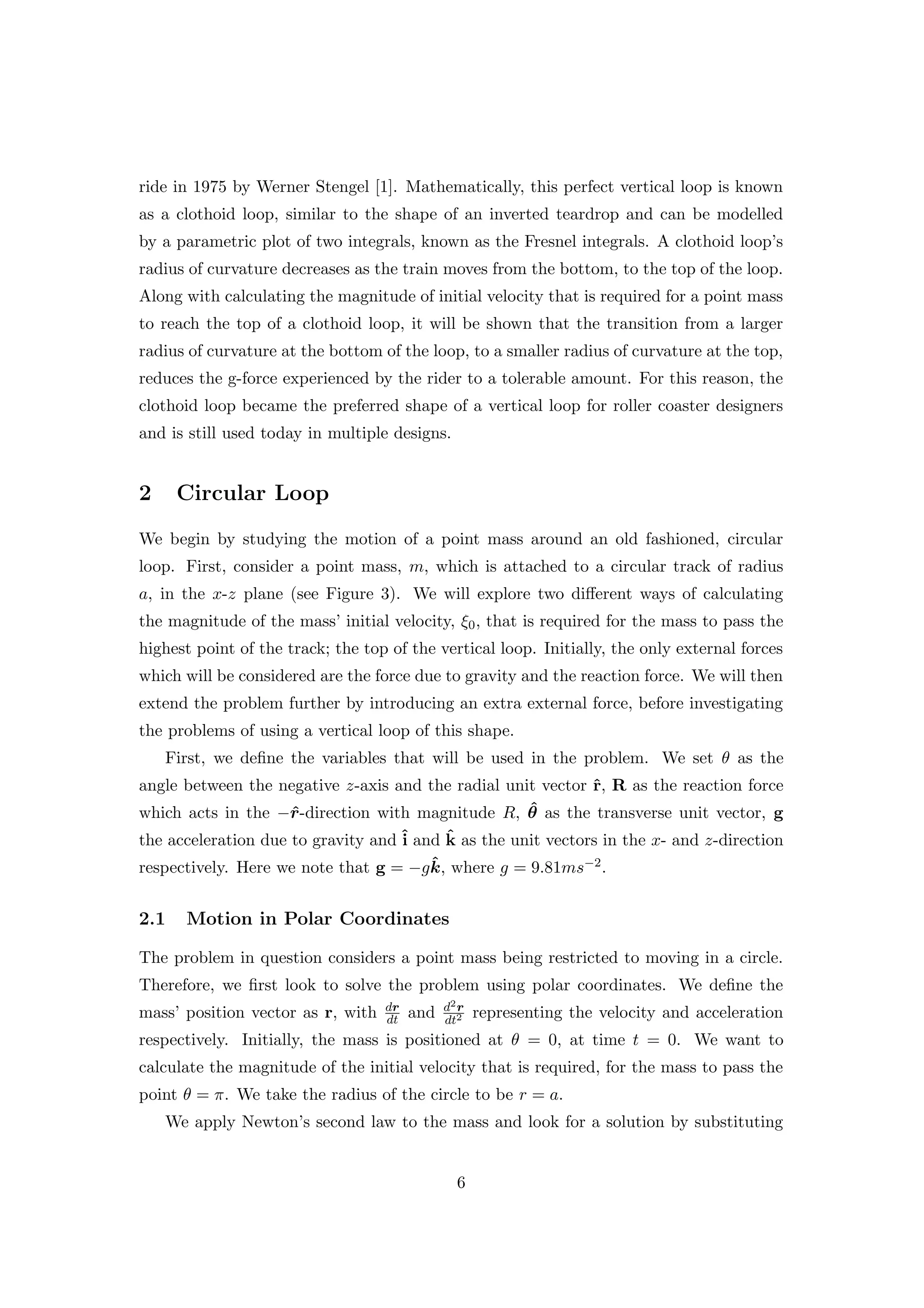 Rollercoaster Design | PDF